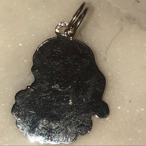 VTG Sterling Silver Santa Christmas Xmas Miniature Charm Bracelet Charm 22mm - Picture 2 of 5